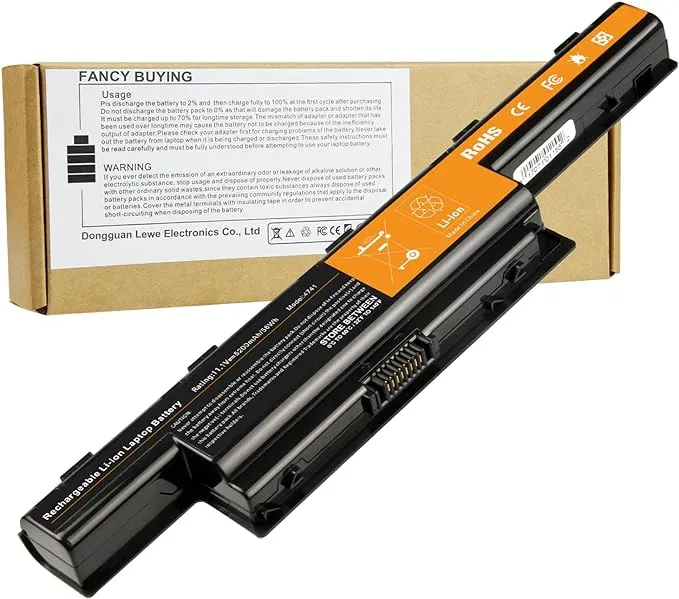 58Wh AS10D31 AS10D51 Laptop Battery for ACER Aspire 4253 4750 4551 4552 4738 4741 4771 5251 5253 5542 5551 5552 5560 5733 5741 5742 5750 7551 7552 7560 7741 7750 AS5741 - High Performance 5200mAh