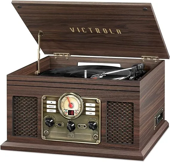 Victrola Quincy Wood Bluetooth Record Player