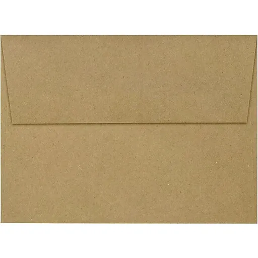 LUX A7 Invitation Envelopes (5 1/4 x 7 1/4) 50/Box, Grocery Bag (4880-GB-50) | Staples