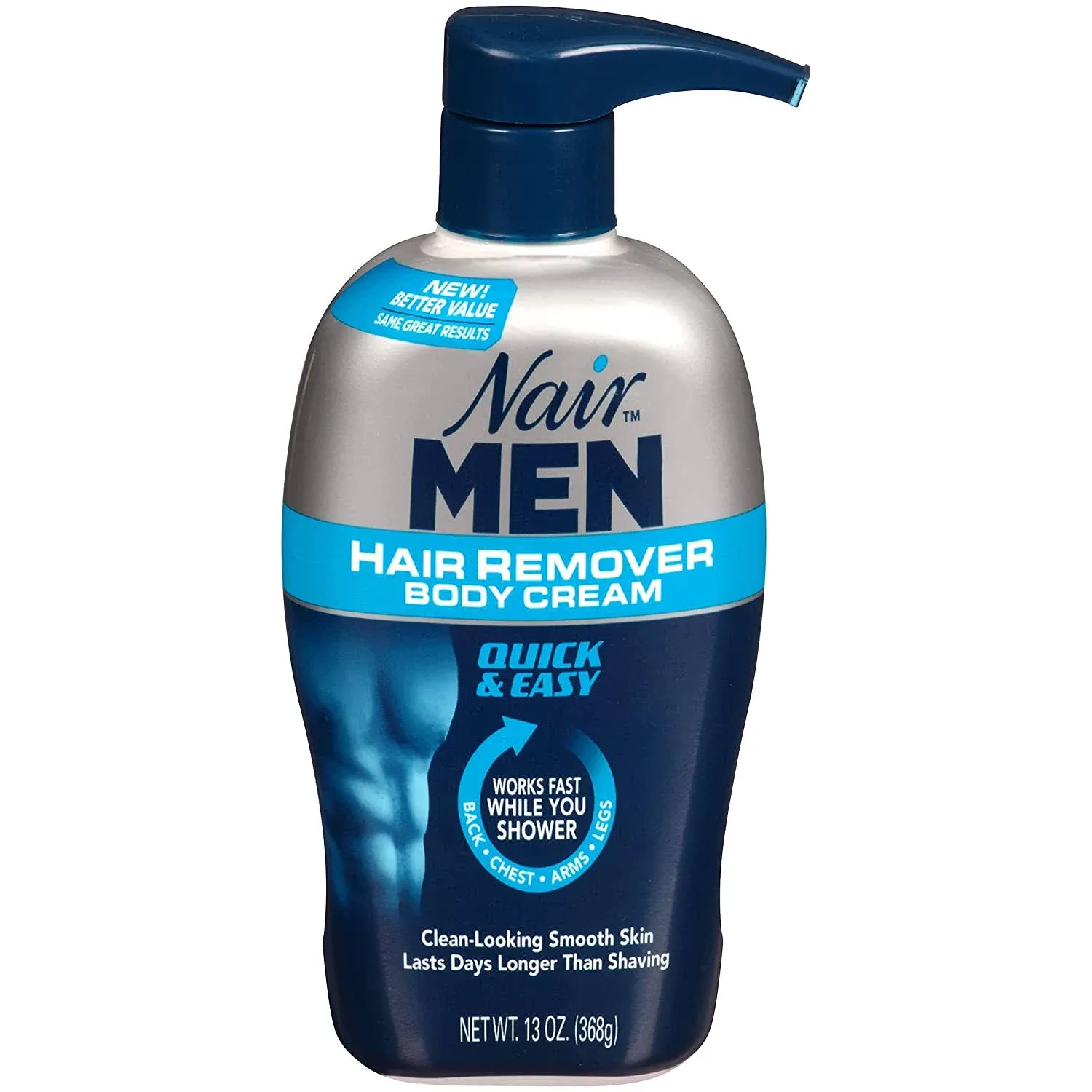 Hair Remover Men Body Cream 368 ml Pump by Nair