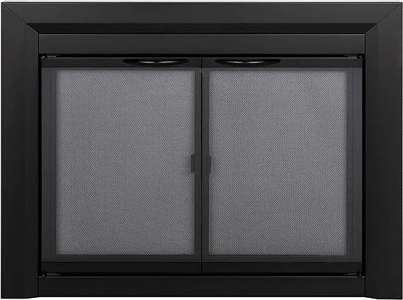 Pleasant Hearth Carlisle Fireplace Glass Door, Small (CL-3000)