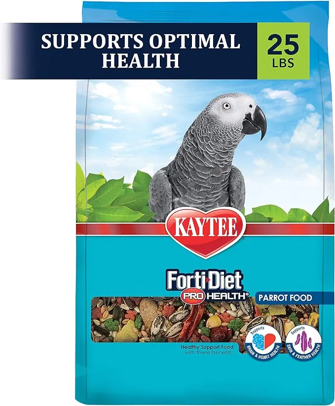 Kaytee Forti-Diet Pro Health Feather Health Parrot Food 25lb