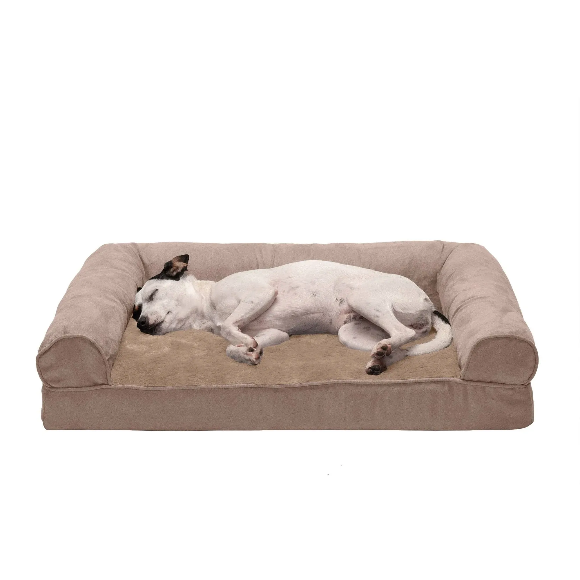 FurHaven Plush & Suede Full Support Orthopedic Sofa Dog & Cat Bed