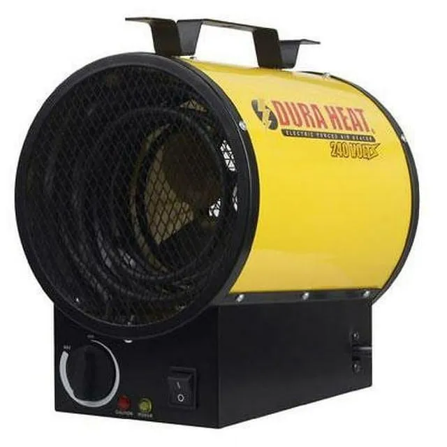 DuraHeat Workplace Electric Heater - Yellow/Black - 4000W