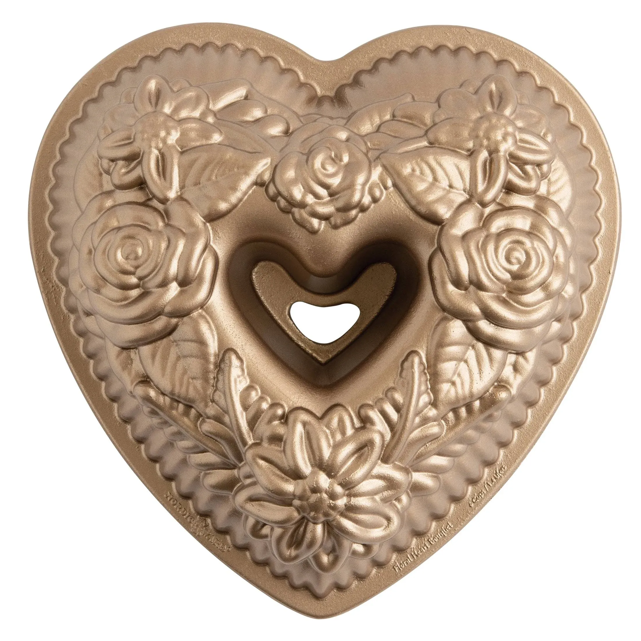 Nordic Ware Floral Heart Bundt Pan