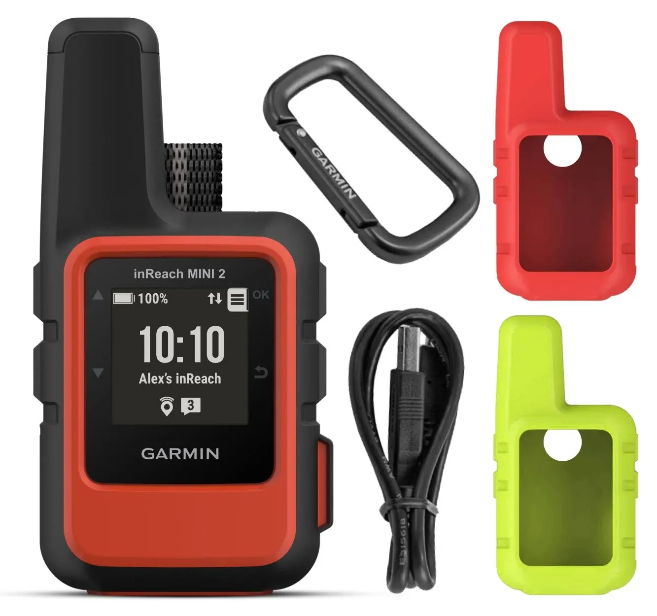 Garmin inReach Mini 2 Lightweight and Compact Satellite Communicator, Hiking ...