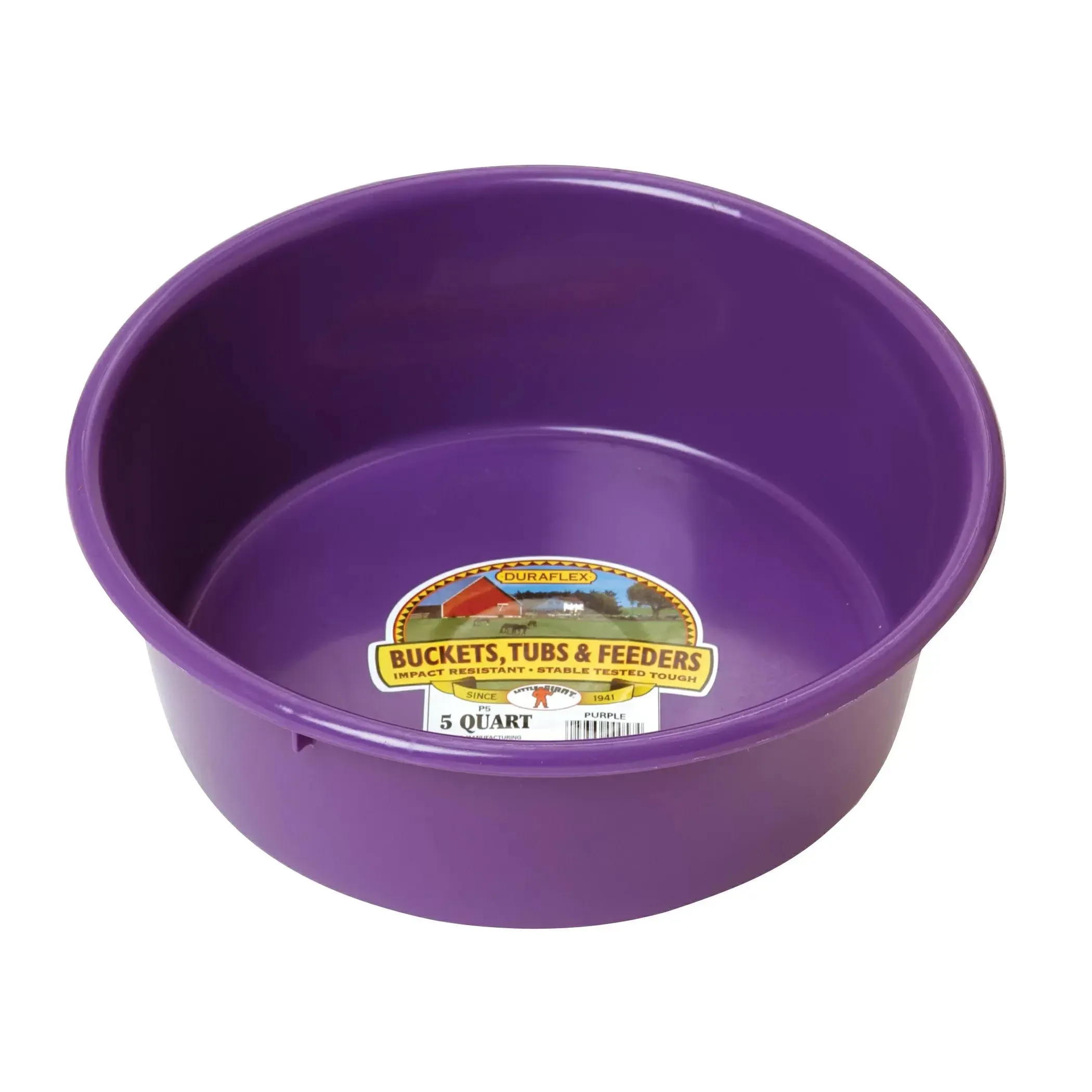 Little Giant 5 Quart Plastic Utility Pan - Purple