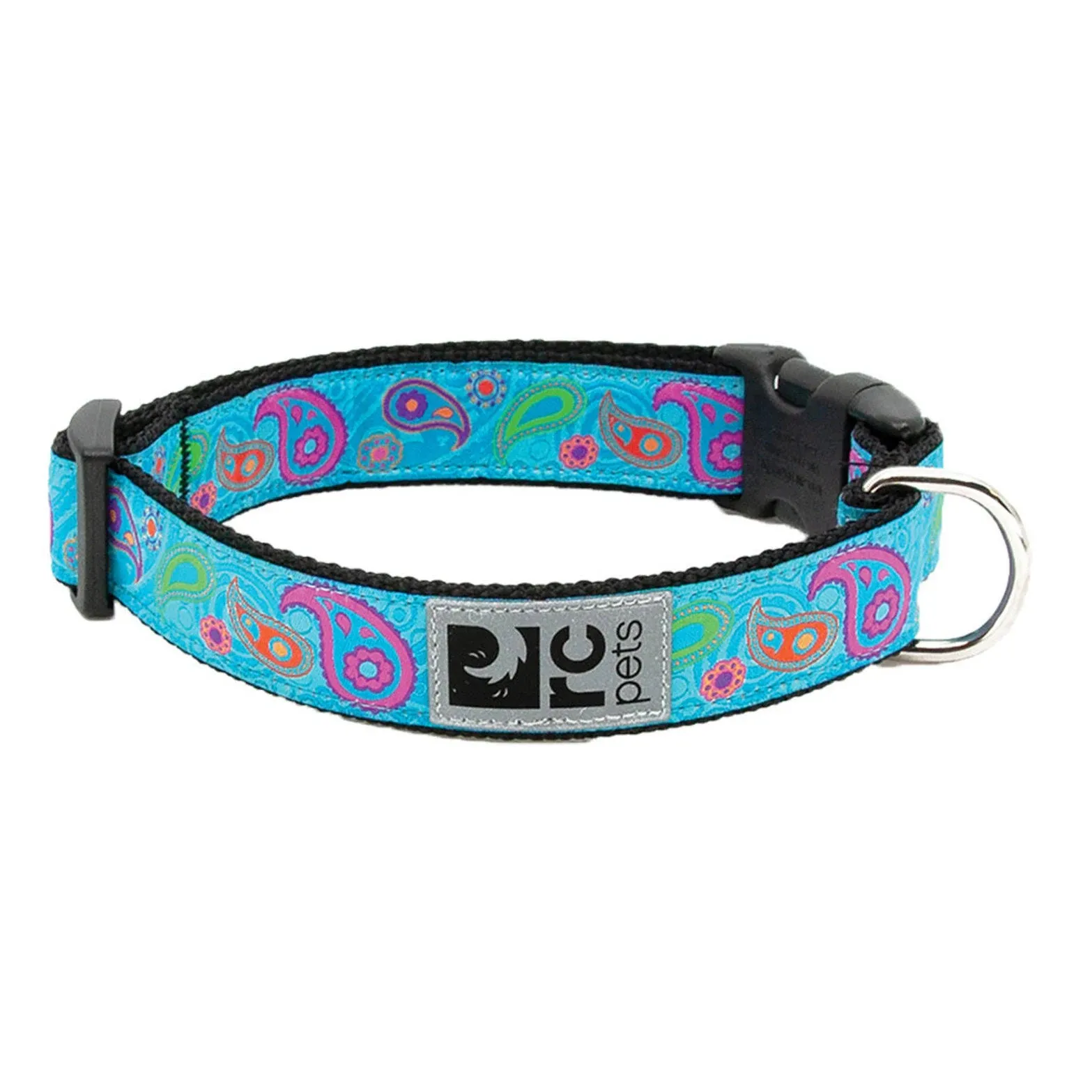 Tropical Paisley Clip Collar