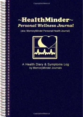 NEW!!! HEALTHMINDER Personal Wellness Journal  Health   Wellness Diary M