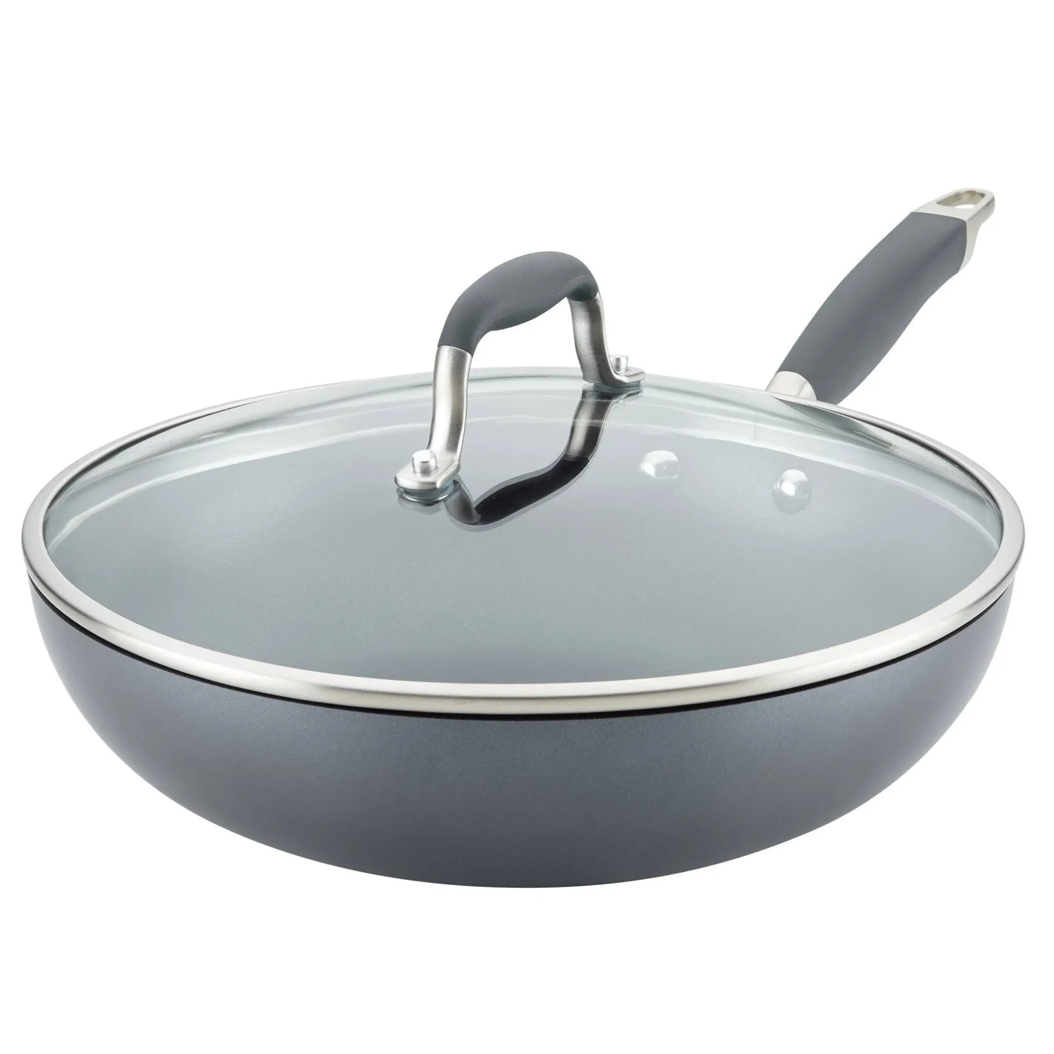 Anolon Advanced Home Hard-Anodized 12" Nonstick Ultimate Pan - Moonstone