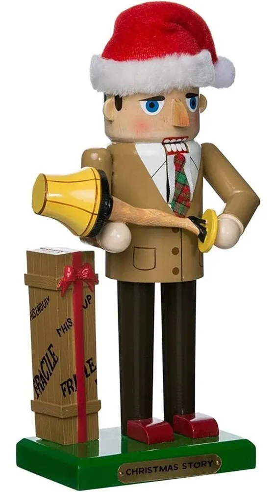 Kurt Adler A Christmas Story, Mr. Parker with Leg Lamp Nutcracker, 11"