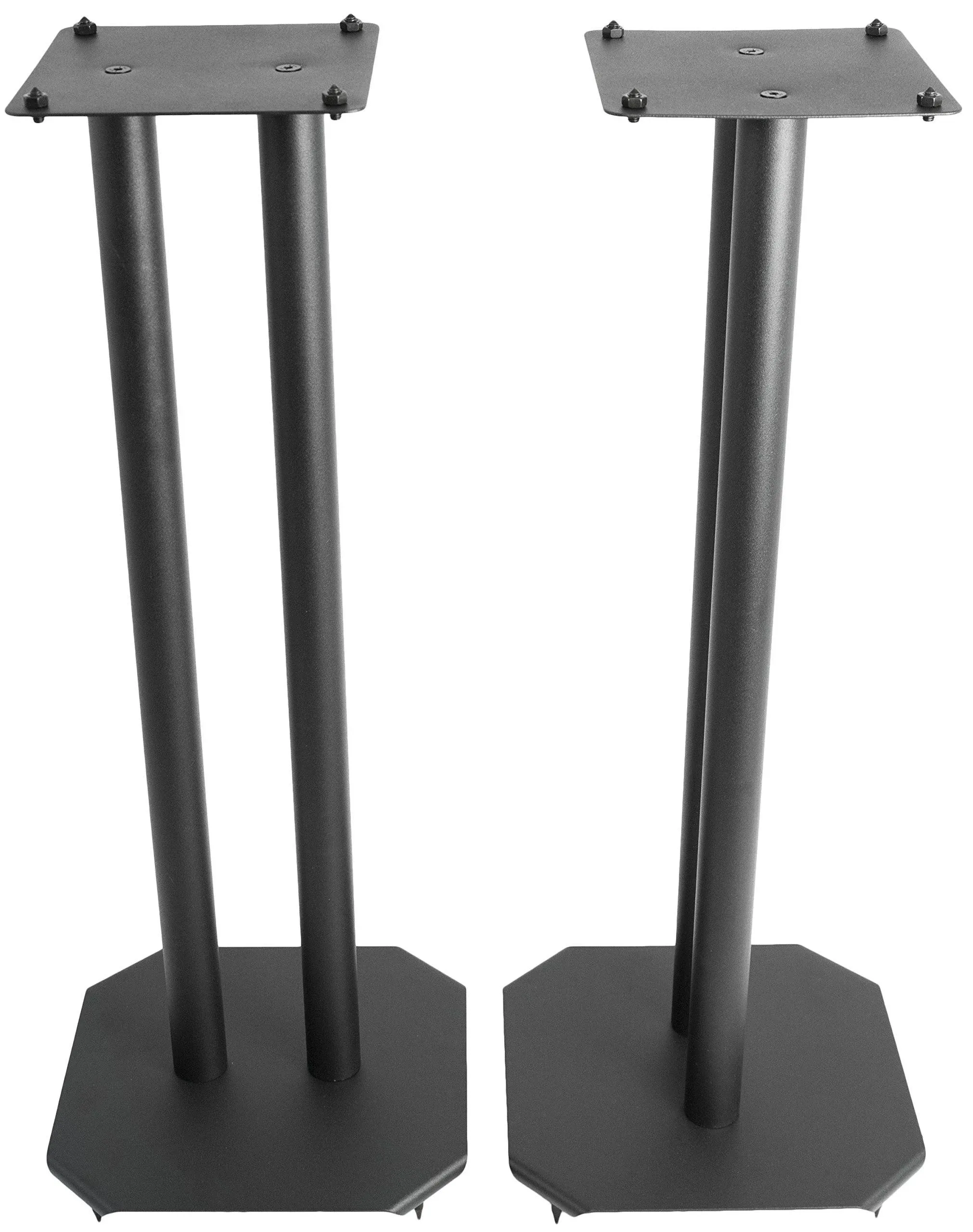 VIVO Premium Universal 25 inch Floor Speaker Stands for Surround Sound and Book