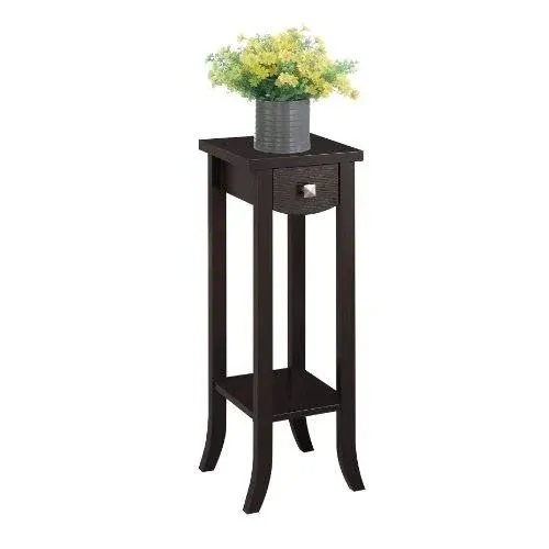 Convenience Concepts Newport Prism Tall Plant Stand, Espresso