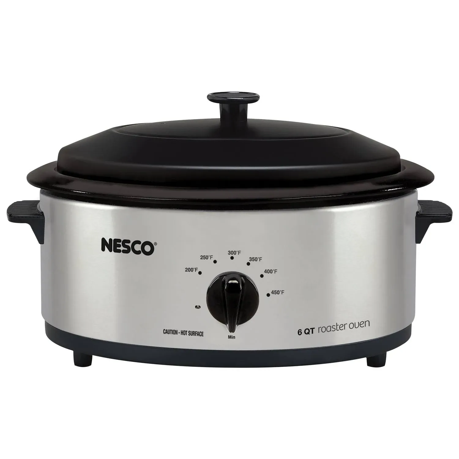 Nesco 6 Qt. Ivory Roaster With Porcelain Cookwell, White