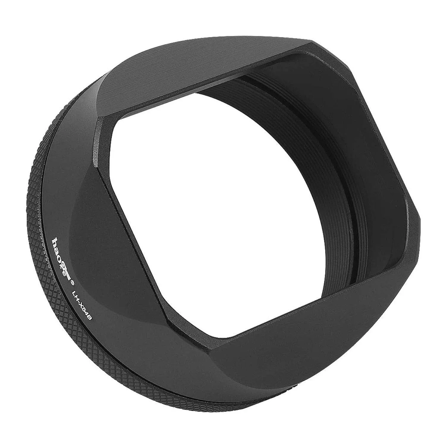 LH-X54B Square Metal Lens Hood with 49mm Adapter Ring for Fujifilm Fuji X100V CA