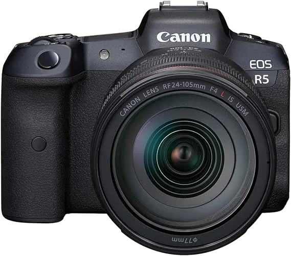 Canon Eos R5 Mirrorless Camera with 24-105mm Lens