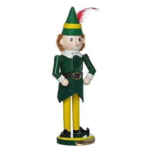 Kurt Adler 11&#034; Wooden Buddy the Elf Nutcracker 11&#034;