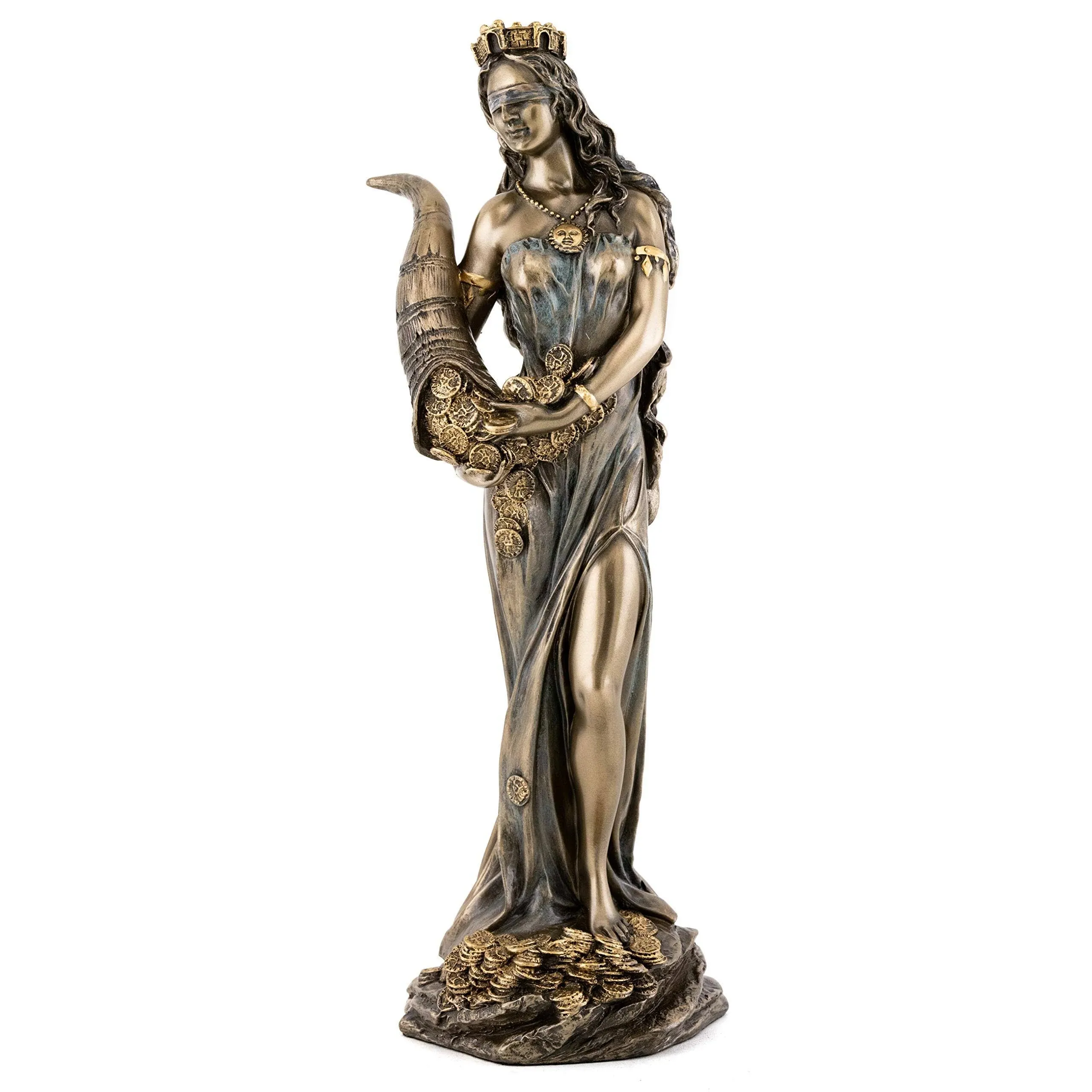 Unicorn Studios WU71833A4 Blinded Greek Goddess Fortuna Bronze