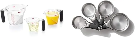 OXO Good Grips Angled and Stainless Steel Measuring Cup Sets