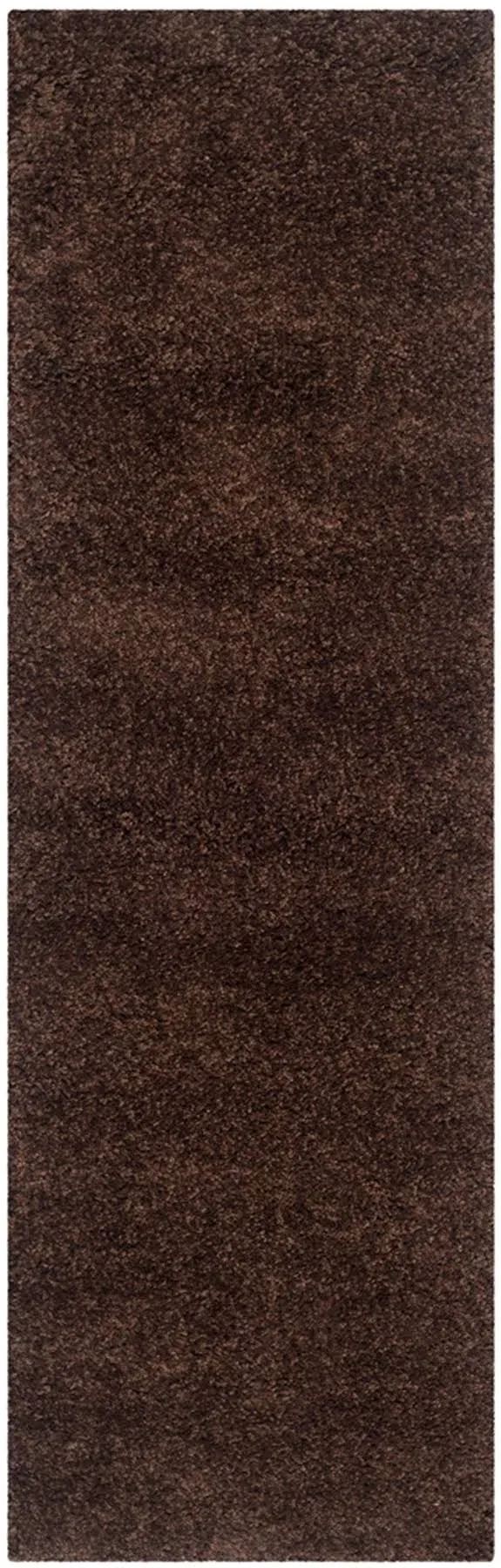 Safavieh California Shag SG151-2727 Brown Rug 2'3" x 13' Runner