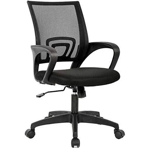 Bestoffice Home Office Chair Ergonomic Desk Chair Mesh Computer Chair with Lumbar Support, Black