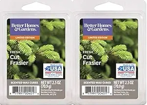 Better Homes and Gardens Fresh Cut Frasier Wax Cubes (2 Pack - 12 Cubes)