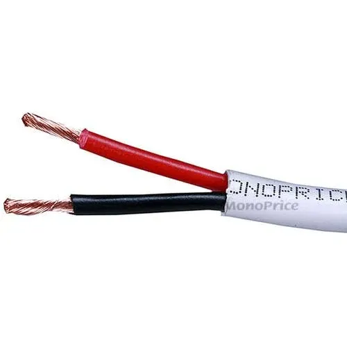 Monoprice 2 Conductor Speaker Wire CL2 Rated