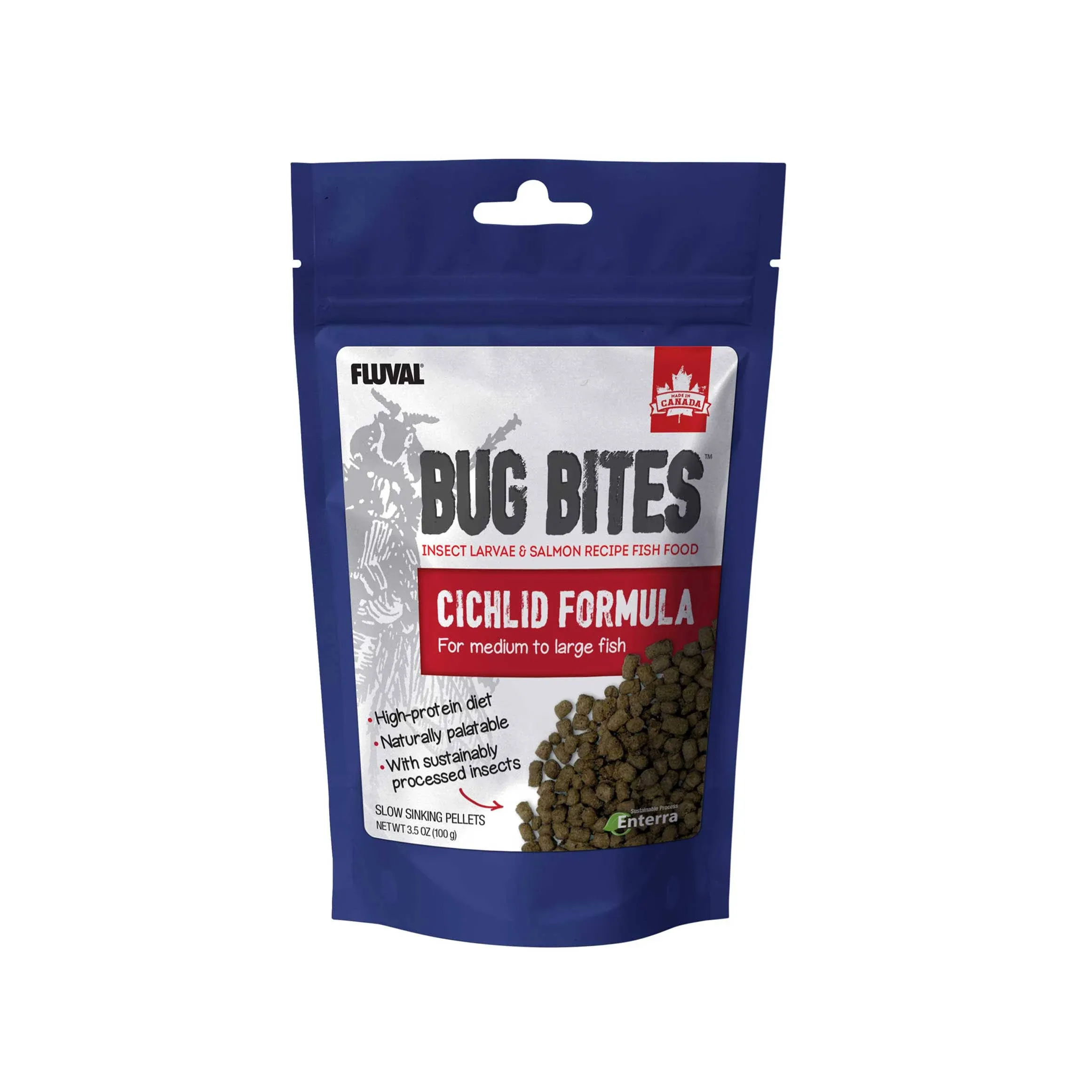 Fluval Bug Bites Cichlid Formula for Medium-Large Fish