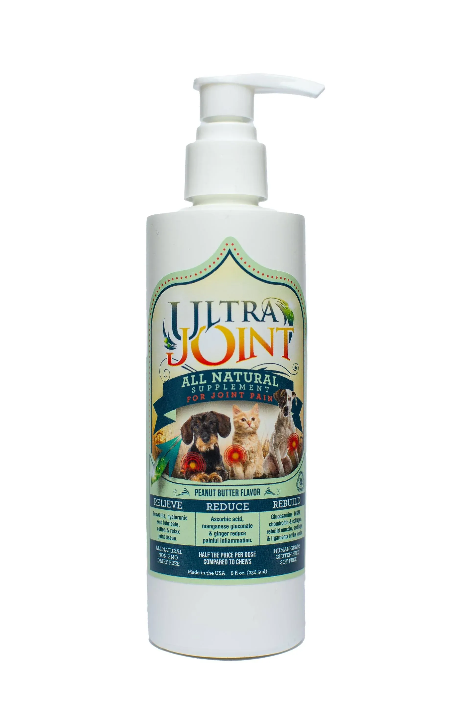 Ultra Joint Oil Supplement for Dogs & Cats 8 oz