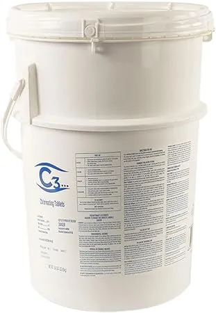 C3... - 50lb Chlorine Tablets, 3 Inch Swimming Pool & Spa