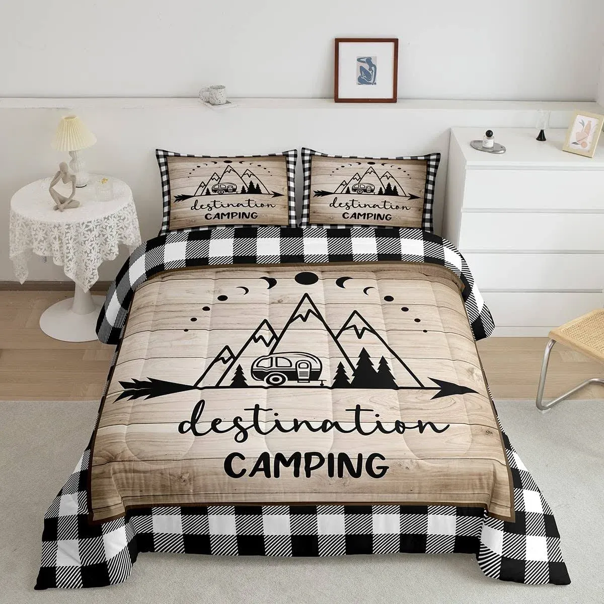 Manfei Camping Travel Comforter Set