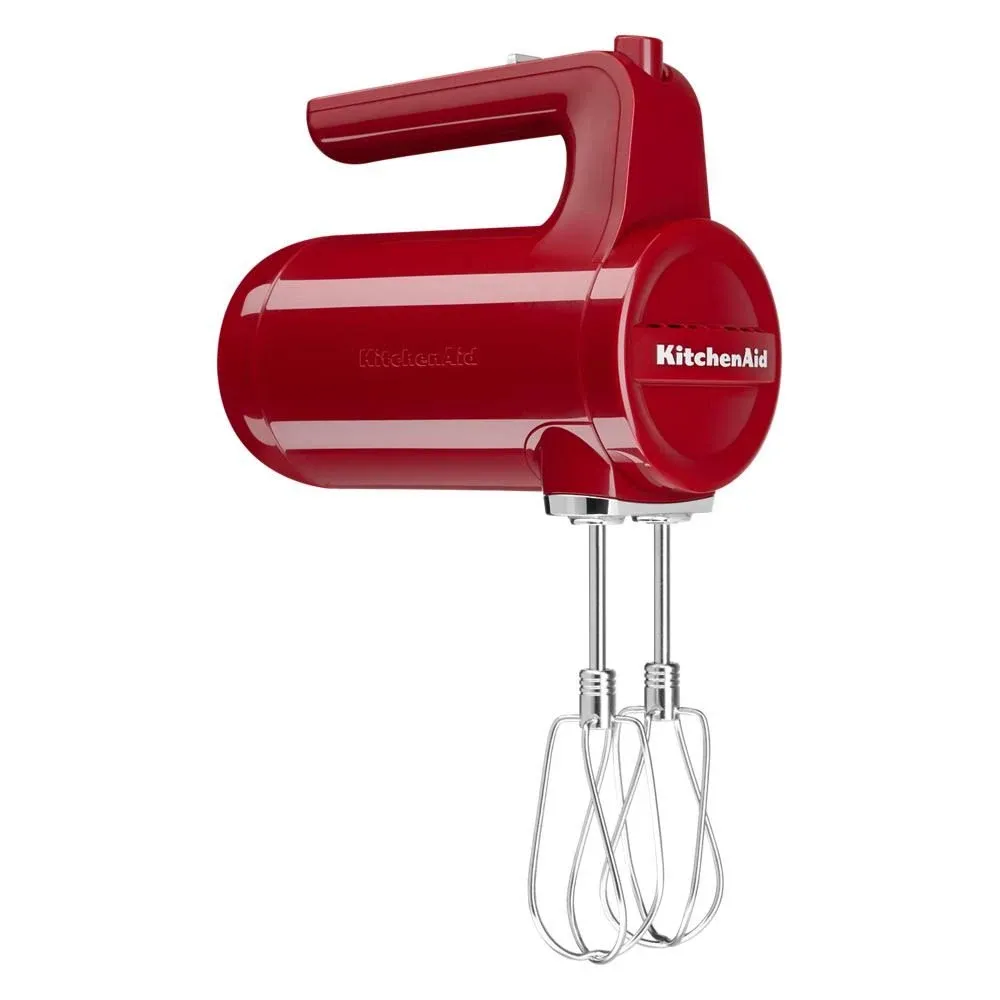 KitchenAid Cordless 7 Speed Hand Mixer - KHMB732, Empire Red