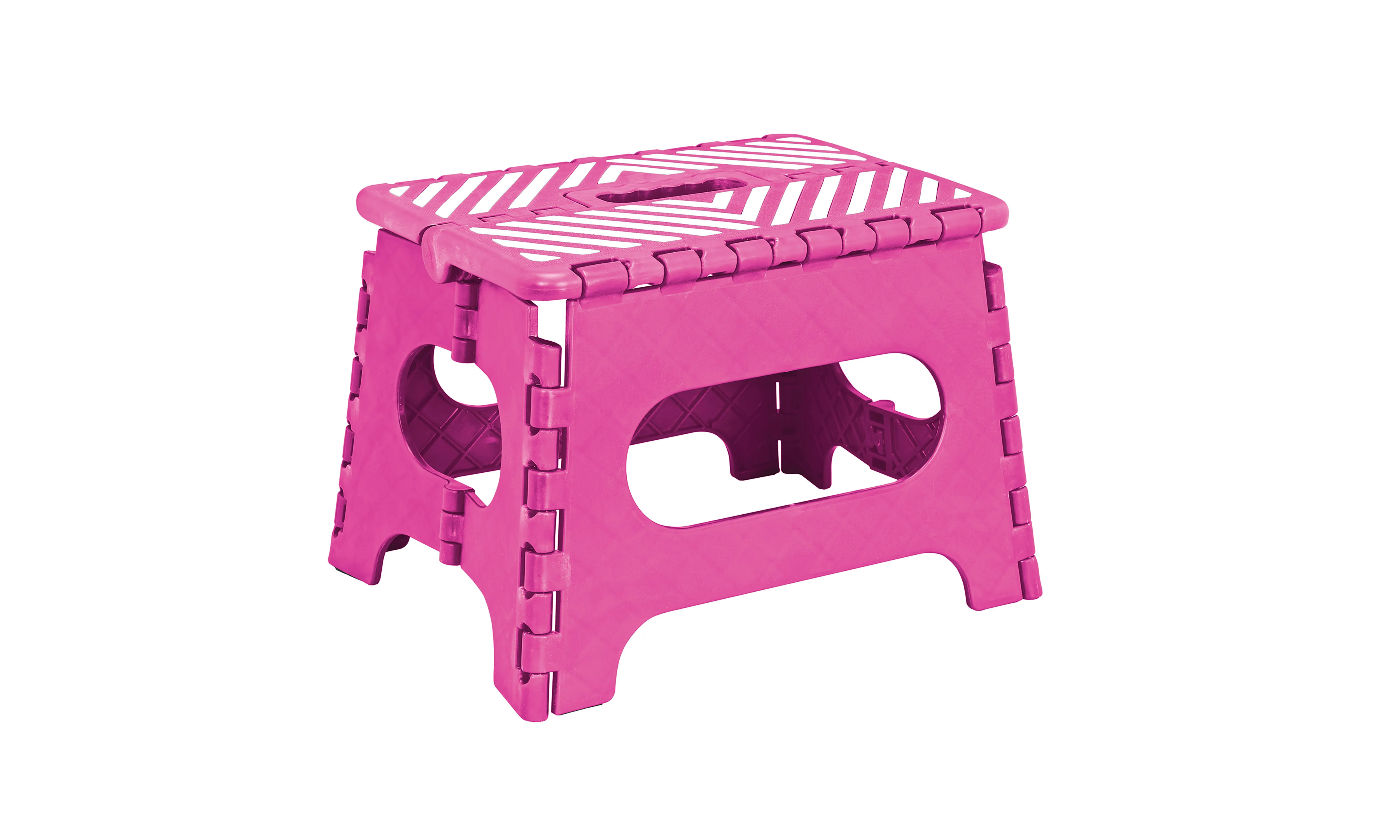 Simplify Folding Step Stool; Fuchsia