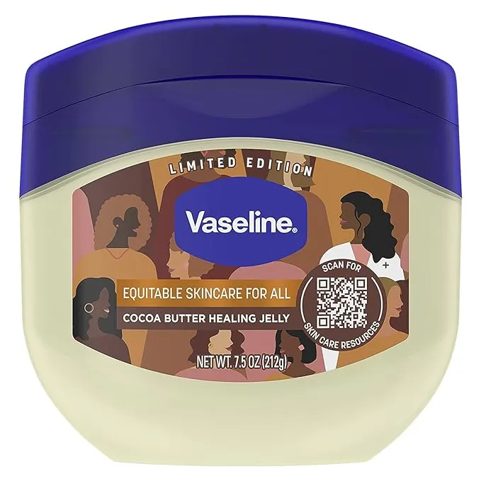 Vaseline Rich Conditioning Petroleum Jelly, Cocoa Butter 7.5 oz (Pack of 10)