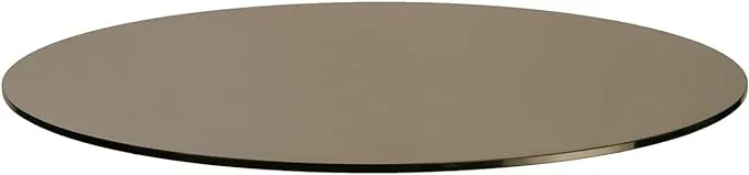 Spancraft Round Bronze Tempered Glass 1/2" Thick Table Top (48")