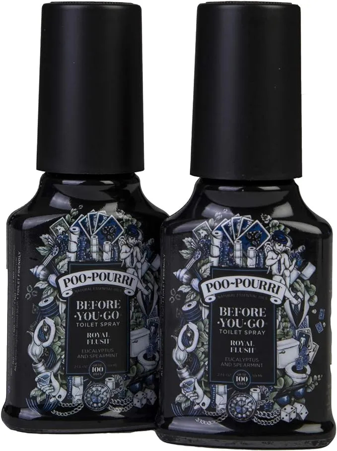 Poo Pourri Royal Flush Before You Go Spray 2 oz - 2 Pack