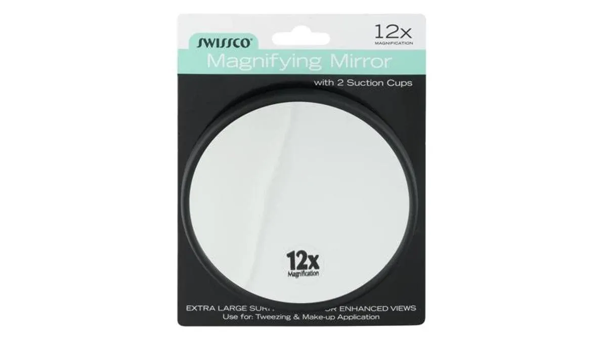 Swissco 12x magnifying mirror