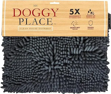 My Doggy Place - Ultra Absorbent Microfiber Chenille Dog Bath Dry Shammy Towel ...