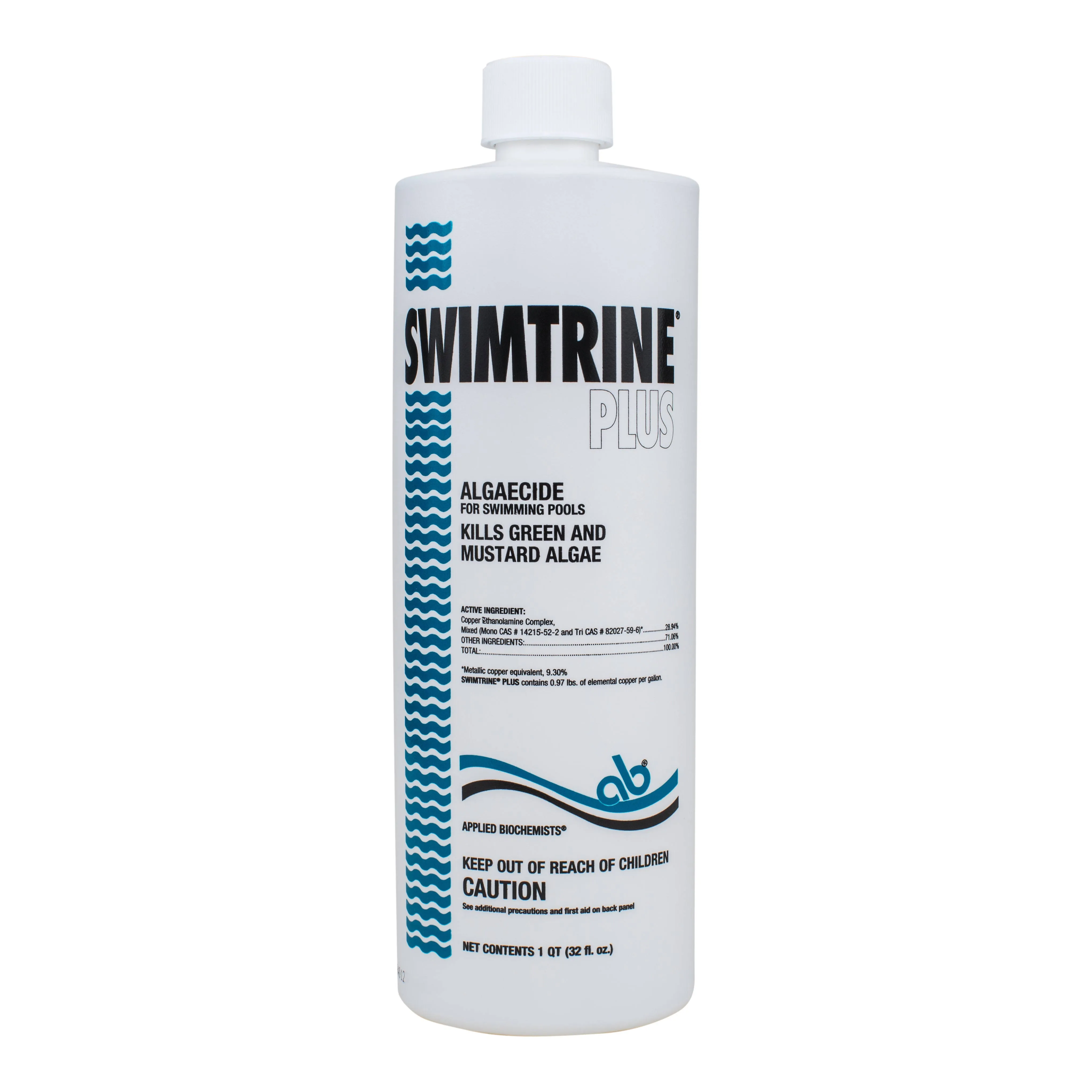 Applied Biochenmist 406103A 1 Qt Swimtrine Plus Algaecide Blue