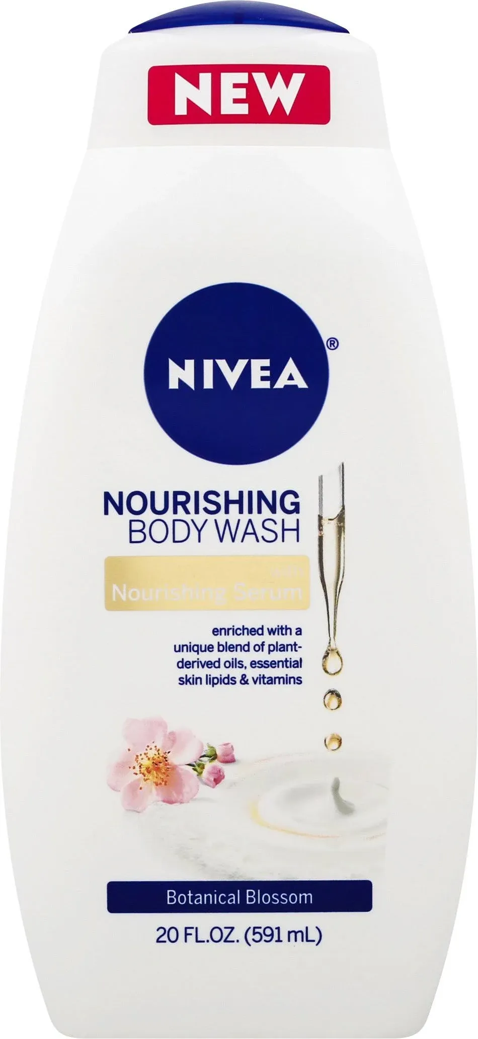 Nivea Body Wash, Botanical Blossom, Nourishing - 20 fl oz