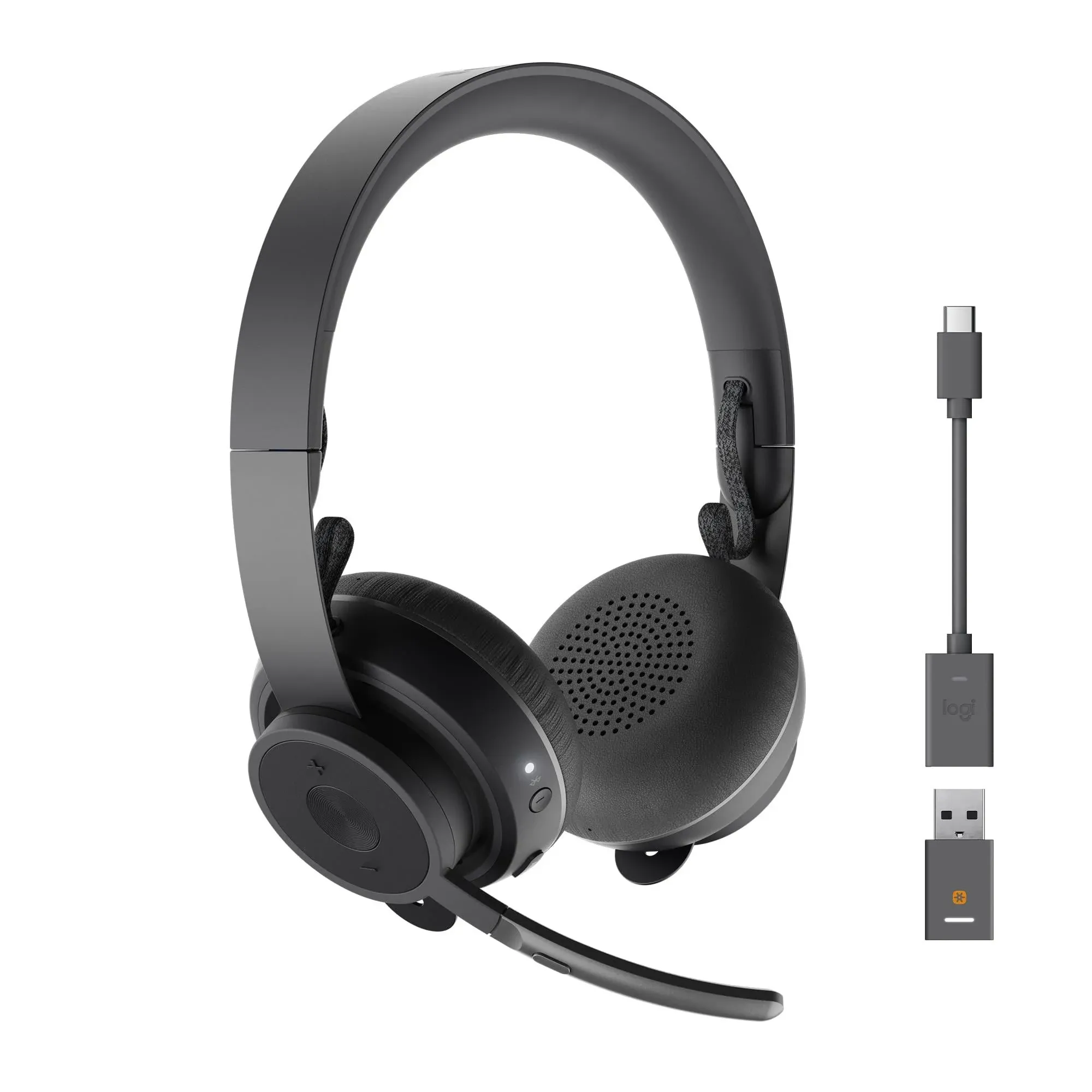 Logitech Zone 900 On-Ear Wireless Bluetooth Headset with Advanced Noise-Canceling ...