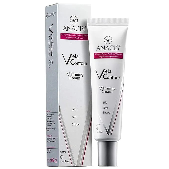 Anacis - Double Chin Reducer - Neck Loose Sagging Skin Lifting Tightening Firming Face Shaping. Vela Contour (Cream)