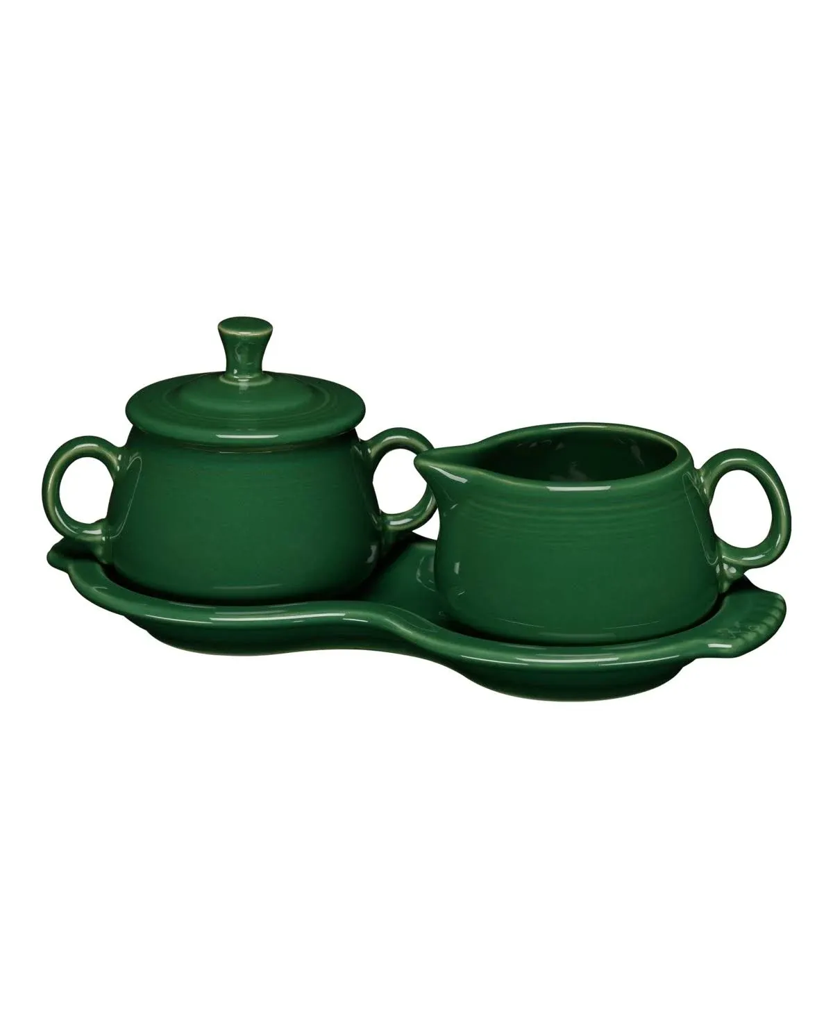 Fiesta 4-Piece Sugar Bowl and Creamer Set with Tray