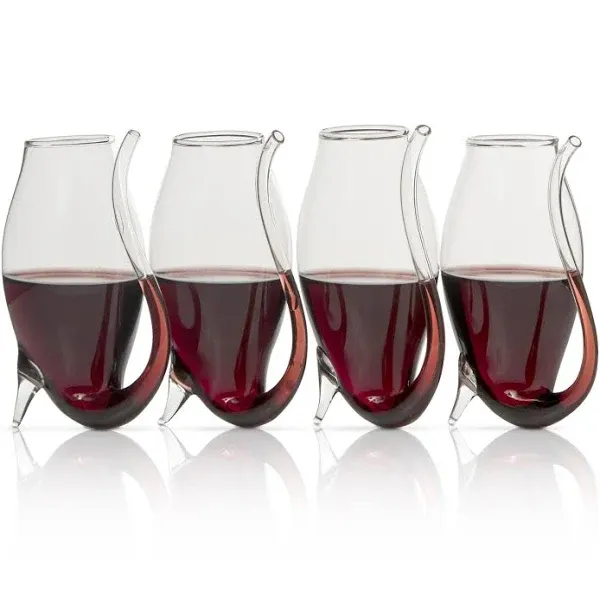 Wine Savant Elegant Port Sipper Glasses - 4 pack