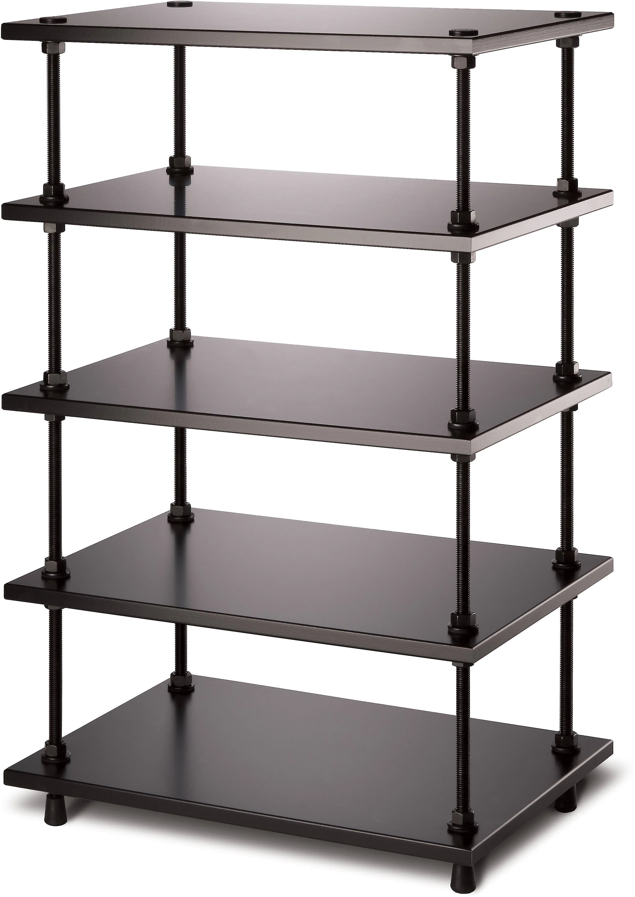 Salamander Designs A5/B Archetype Audio/Video Shelf, 5.0 - Black