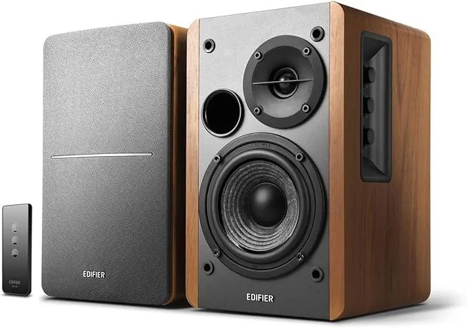 Edifier - R1280Ts Powered Bookshelf Speakers - Wood