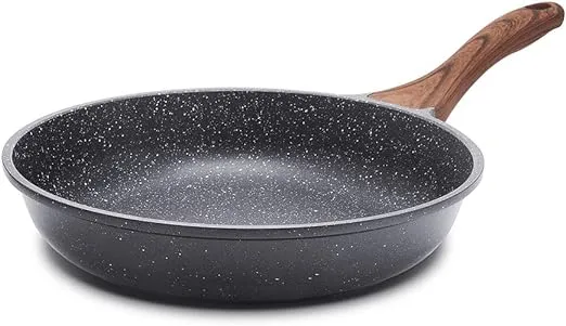 SENSARTE 9.5-Inch Nonstick Frying Pan Skillet, Swiss Granite Coating Omelette Pan, Healthy Stone Cookware Chef's Pan, PFOA Free