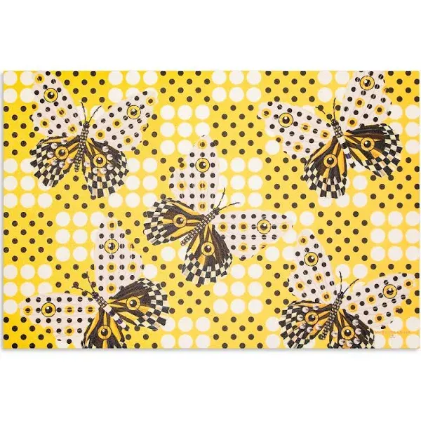 MacKenzie-Childs Spot On Butterfly Floor Mat