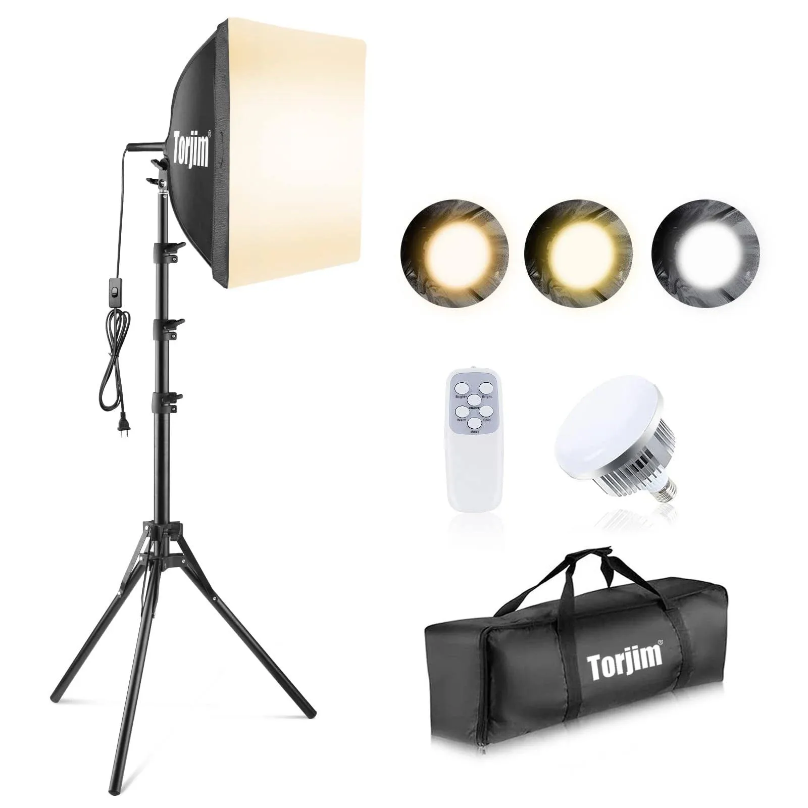 Torjim Softbox Photography Lighting Kit