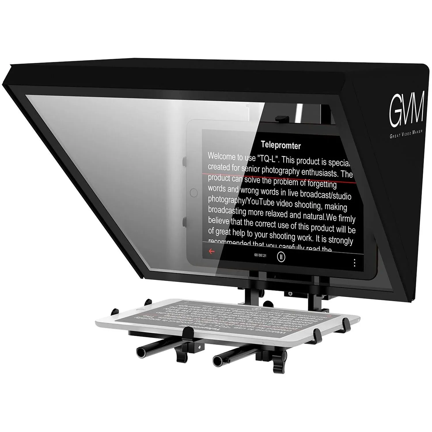 GVM Teleprompter for Tablets and Smartphones